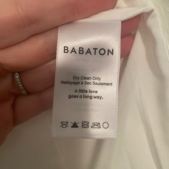 Aritzia Babaton ‘Keith’ Open-front Jacket in Espace White ASO Meghan Markle - Picture 5 of 13